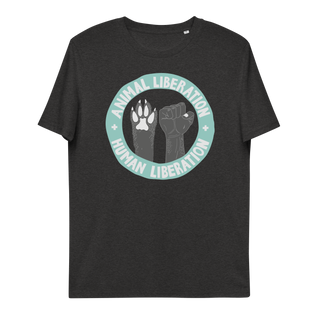 Animal Liberation Is Human Liberation Unisex Organic Cotton T-shirt