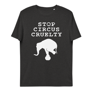 Stop Circus Cruelty Unisex Organic Cotton T-shirt