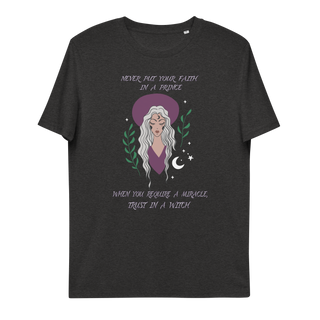 Never Put Your Faith In A Prince Unisex Organic Cotton T-shirt