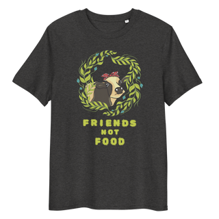 Friends Not Food Unisex Organic Cotton T-shirt