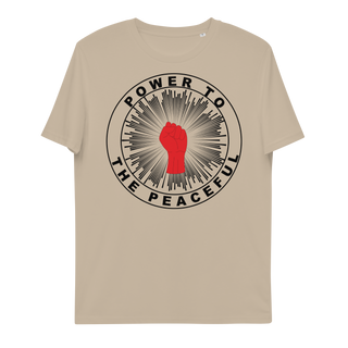 Power To The Peaceful Unisex Organic Cotton T-shirt