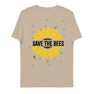 Save The Bees Unisex Organic Cotton T-shirt