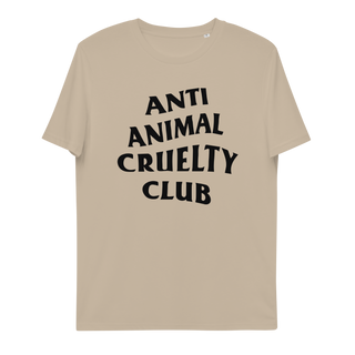 Anti Animal Cruelty Club Unisex Organic Cotton T-shirt