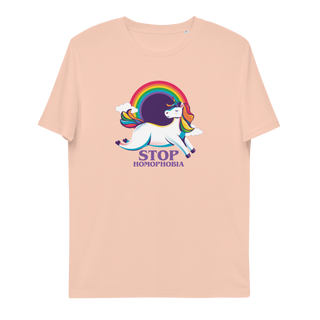 Stop Homophobia Unisex Organic Cotton T-shirt