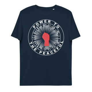 Power To The Peaceful Unisex Organic Cotton T-shirt