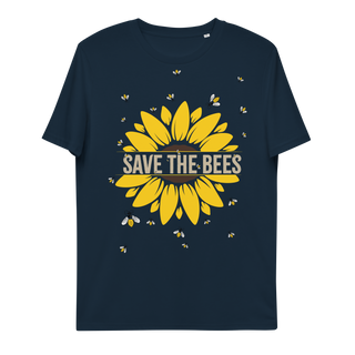 Save The Bees Unisex Organic Cotton T-shirt