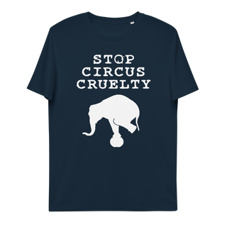 Stop Circus Cruelty Unisex Organic Cotton T-shirt