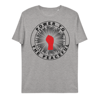 Power To The Peaceful Unisex Organic Cotton T-shirt