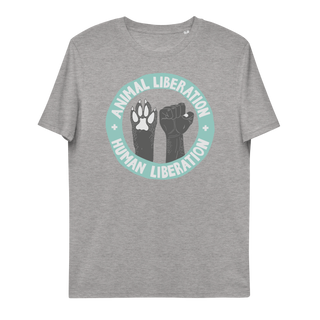 Animal Liberation Is Human Liberation Unisex Organic Cotton T-shirt