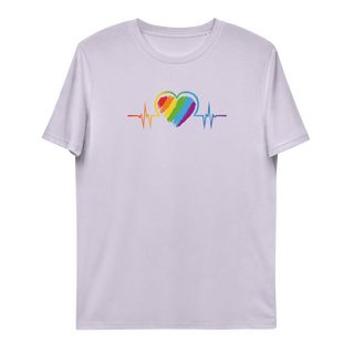 LGBTIQ+ Heart Unisex Organic Cotton T-shirt