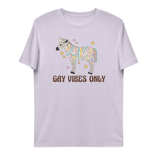 Gay Vibes Only Unisex Organic Cotton T-shirt