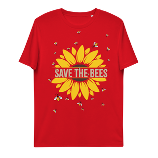 Save The Bees Unisex Organic Cotton T-shirt