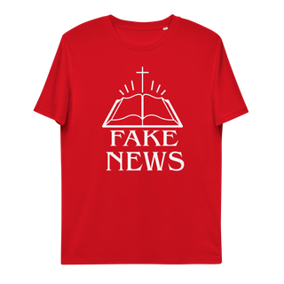 Fake News Unisex Organic Cotton T-shirt