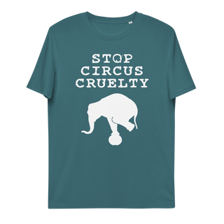 Stop Circus Cruelty Unisex Organic Cotton T-shirt