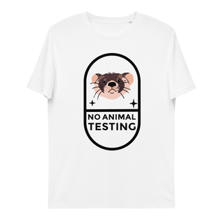 No Animal Testing Unisex Organic Cotton T-shirt