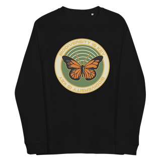 Biodiversity is Key Unisex Organic Cotton Sweatshirt