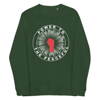 Power To The Peaceful Unisex Organic Cotton Sweatshirt