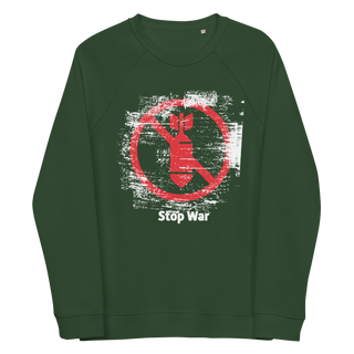 Stop War Unisex Organic Cotton Sweatshirt