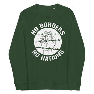 No Borders No Nations Unisex Organic Cotton Sweatshirt