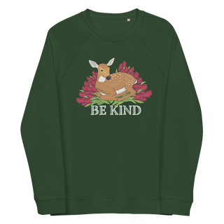 Be Kind Unisex Organic Cotton Sweatshirt