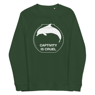 Captivity Is Cruel Unisex Organic Cotton Sweatshirt