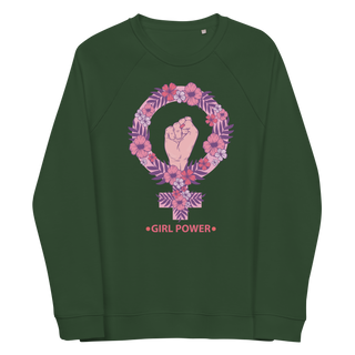 Girl Power Unisex Organic Cotton Sweatshirt