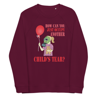 Child's Tear Unisex Organic Cotton Sweatshirt