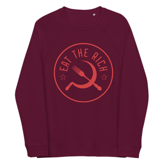 Eat The Rich Unisex Organic Cotton Sweatshirt