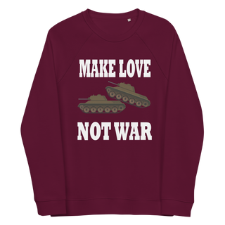 Tank Love Unisex Organic Cotton Sweatshirt