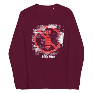 Stop War Unisex Organic Cotton Sweatshirt