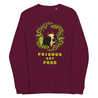 Friends Not Food Unisex Organic Cotton Sweatshirt