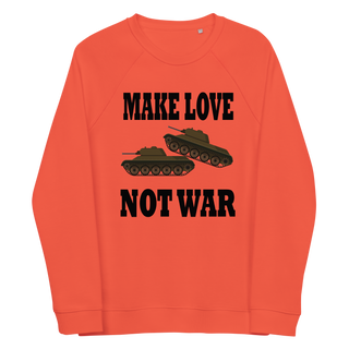 Tank Love Unisex Organic Cotton Sweatshirt