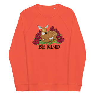 Be Kind Unisex Organic Cotton Sweatshirt