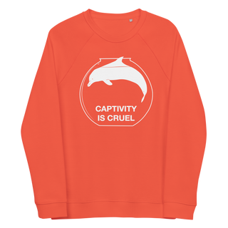 Captivity Is Cruel Unisex Organic Cotton Sweatshirt