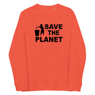 Save The Planet Unisex Organic Cotton Sweatshirt