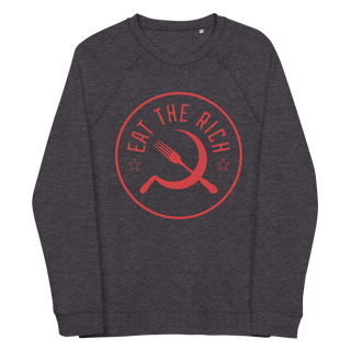 Eat The Rich Unisex Organic Cotton Sweatshirt