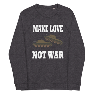 Tank Love Unisex Organic Cotton Sweatshirt