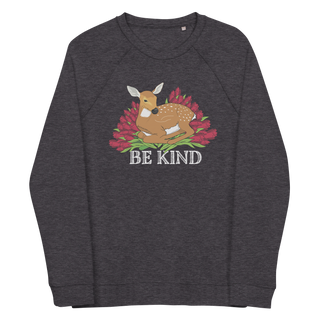 Be Kind Unisex Organic Cotton Sweatshirt