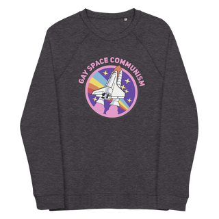 Gay Space Communism Unisex Organic Cotton Sweatshirt