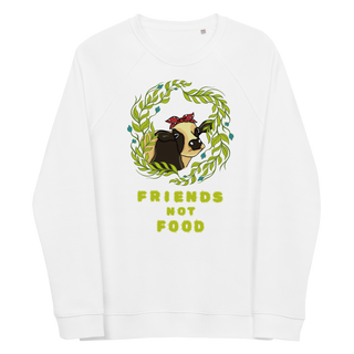 Friends Not Food Unisex Organic Cotton Sweatshirt