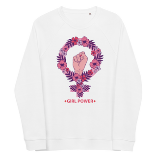 Girl Power Unisex Organic Cotton Sweatshirt